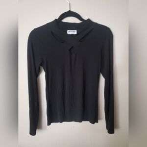 LNA Clothing Criss Cross Keyhole Top Size S Small